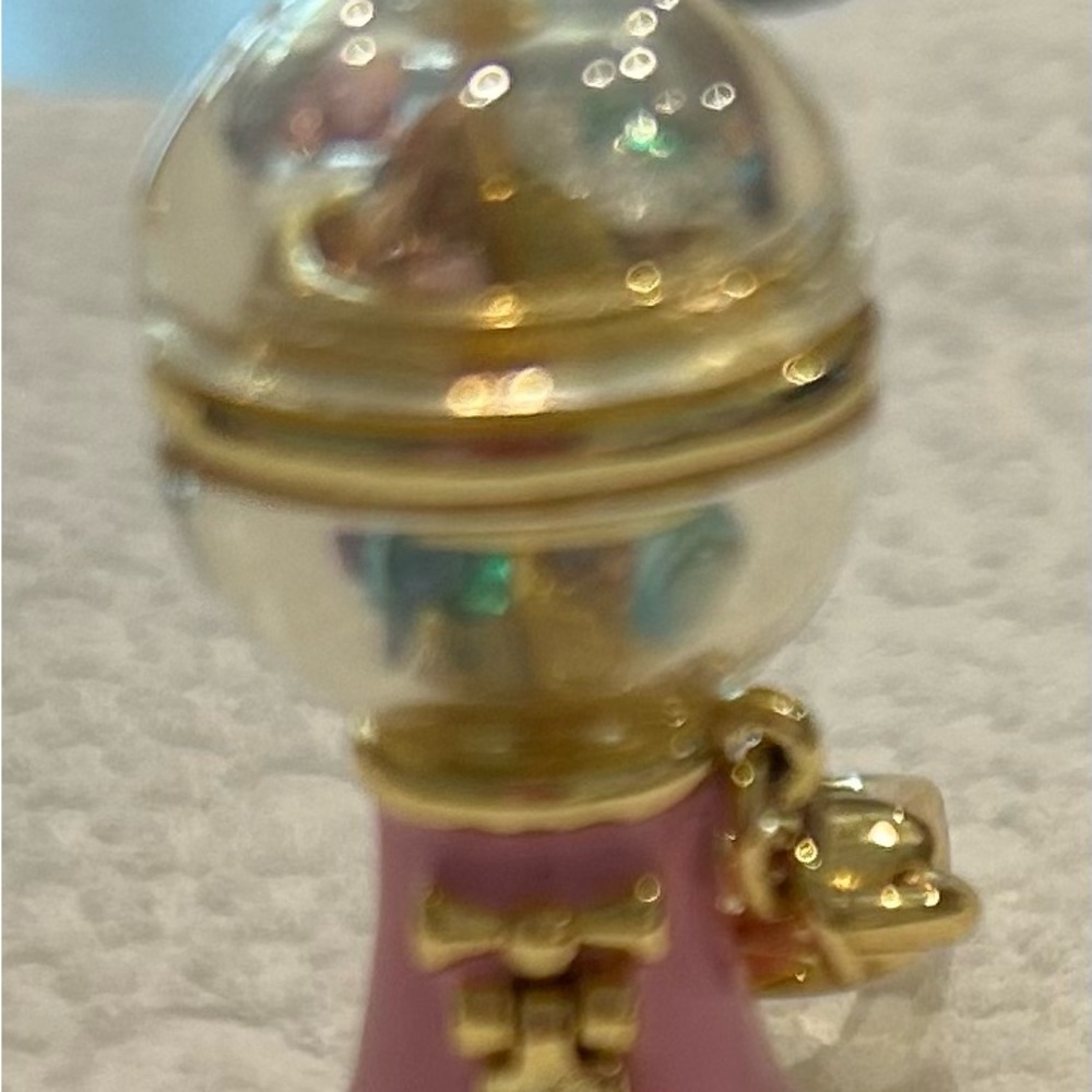 Juicy Couture Pink and Gold Bracelet Charm